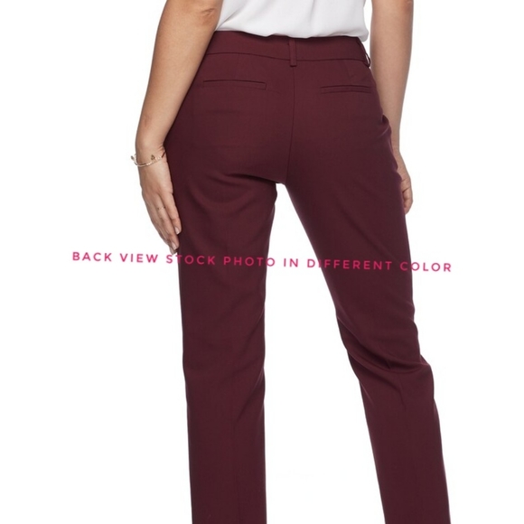 The Torie Straight Black Trouser Pants - Picture 2 of 5